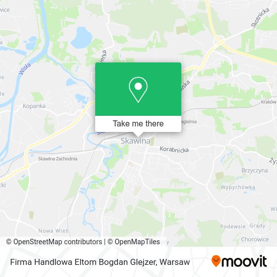 Firma Handlowa Eltom Bogdan Glejzer map