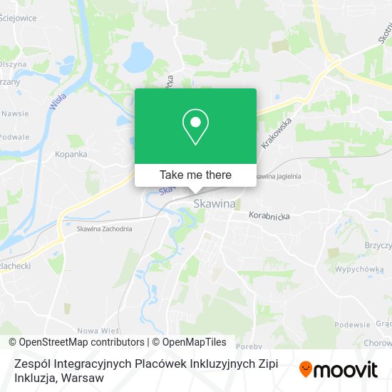 Zespól Integracyjnych Placówek Inkluzyjnych Zipi Inkluzja map