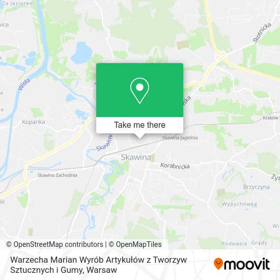 Warzecha Marian Wyrób Artykułów z Tworzyw Sztucznych i Gumy map