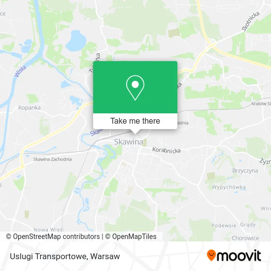 Карта Uslugi Transportowe