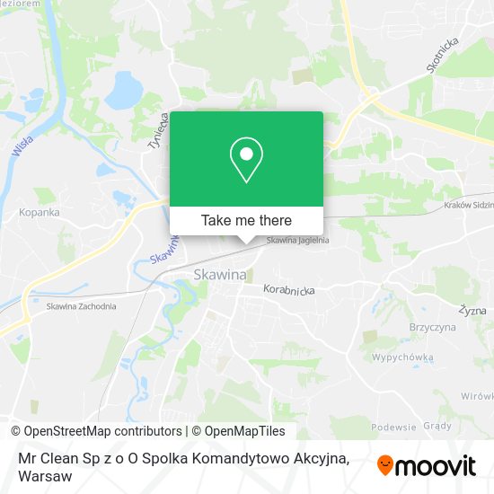 Mr Clean Sp z o O Spolka Komandytowo Akcyjna map