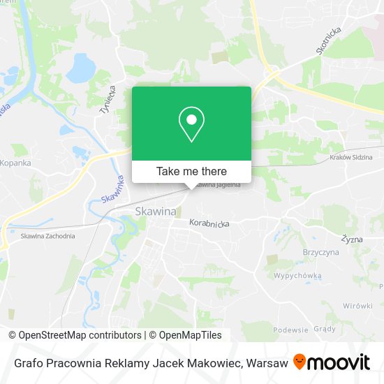 Grafo Pracownia Reklamy Jacek Makowiec map