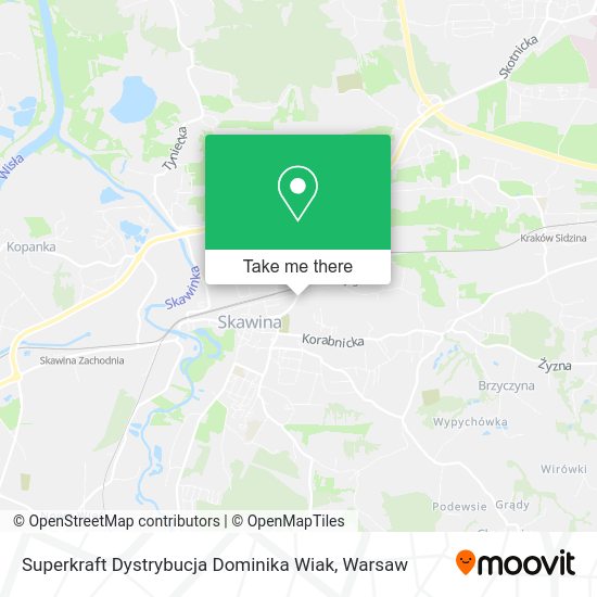 Superkraft Dystrybucja Dominika Wiak map