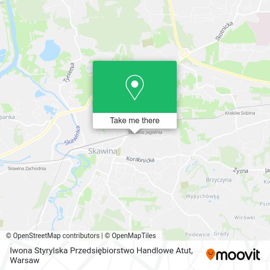 Iwona Styrylska Przedsiębiorstwo Handlowe Atut map