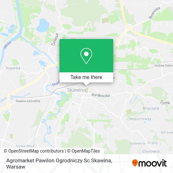 Agromarket Pawilon Ogrodniczy Sc Skawina map