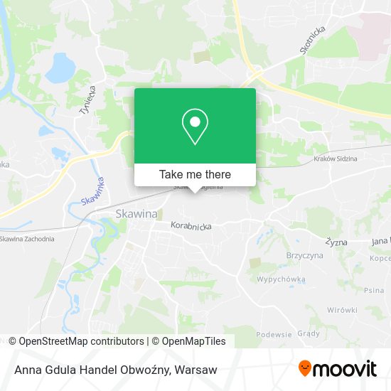 Anna Gdula Handel Obwoźny map