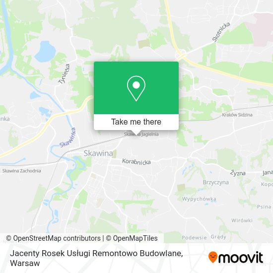 Jacenty Rosek Usługi Remontowo Budowlane map