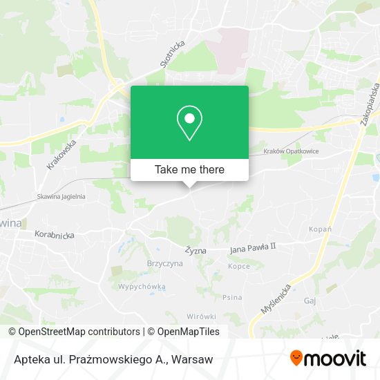 Apteka ul. Prażmowskiego A. map