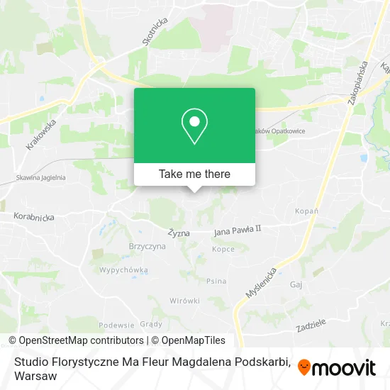 Карта Studio Florystyczne Ma Fleur Magdalena Podskarbi