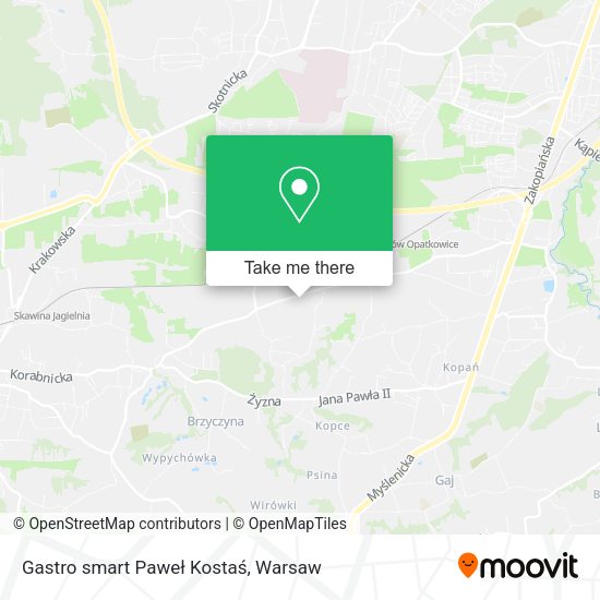 Gastro smart Paweł Kostaś map