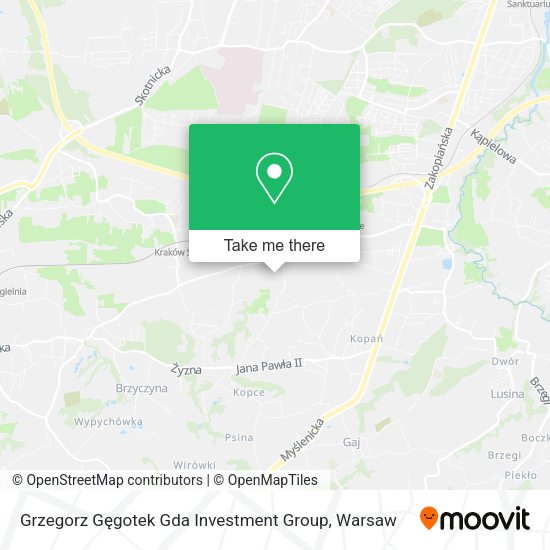 Grzegorz Gęgotek Gda Investment Group map