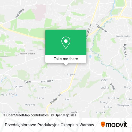 Przedsiębiorstwo Produkcyjne Oknoplus map