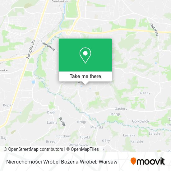 Nieruchomości Wróbel Bożena Wróbel map