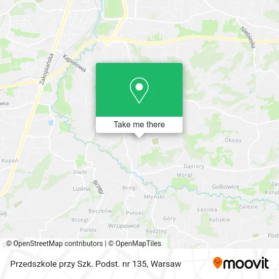 Карта Przedszkole przy Szk. Podst. nr 135