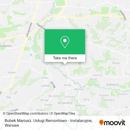 Bobek Mariusz. Usługi Remontowo - Instalacyjne map