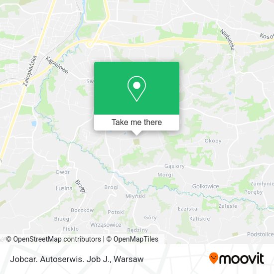 Jobcar. Autoserwis. Job J. map