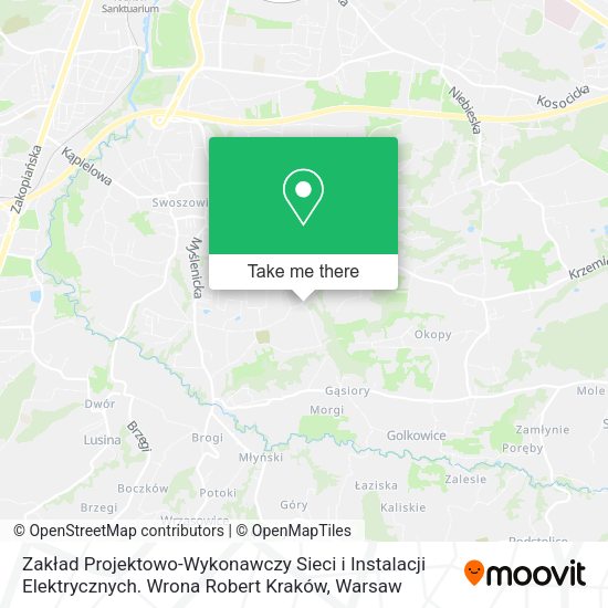 Zakład Projektowo-Wykonawczy Sieci i Instalacji Elektrycznych. Wrona Robert Kraków map