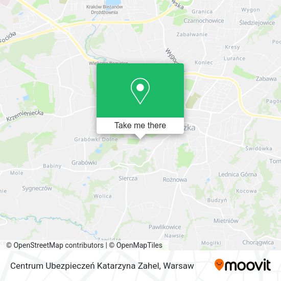 Centrum Ubezpieczeń Katarzyna Zahel map