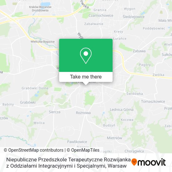 Niepubliczne Przedszkole Terapeutyczne Rozwijanka z Oddziałami Integracyjnymi i Specjalnymi map