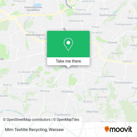 Mim Textilie Recycling map