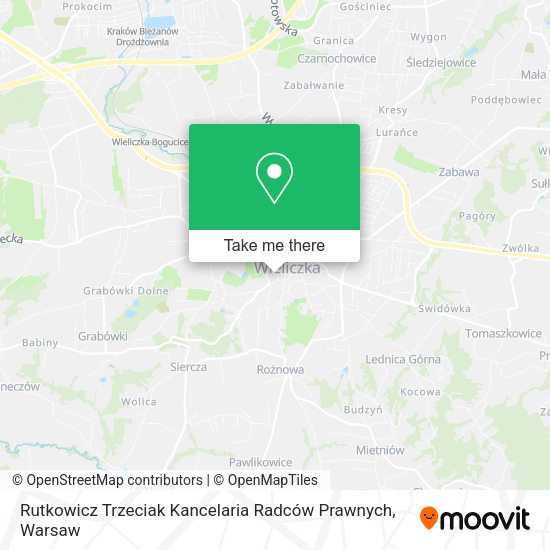 Карта Rutkowicz Trzeciak Kancelaria Radców Prawnych