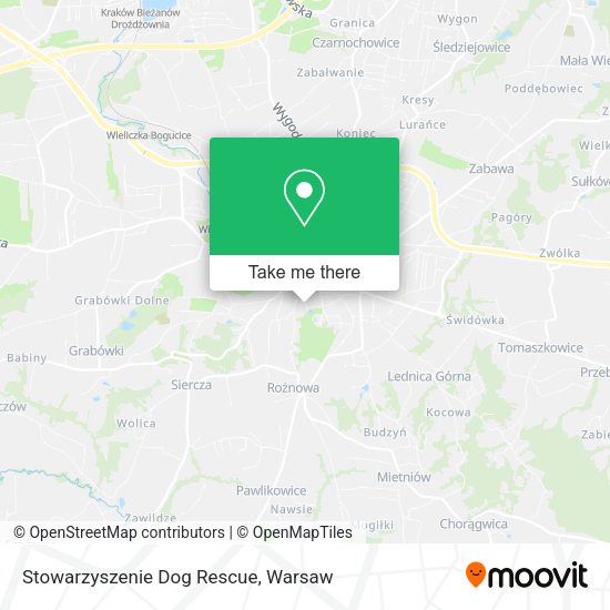 Stowarzyszenie Dog Rescue map