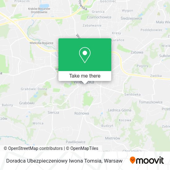 Doradca Ubezpieczeniowy Iwona Tomsia map