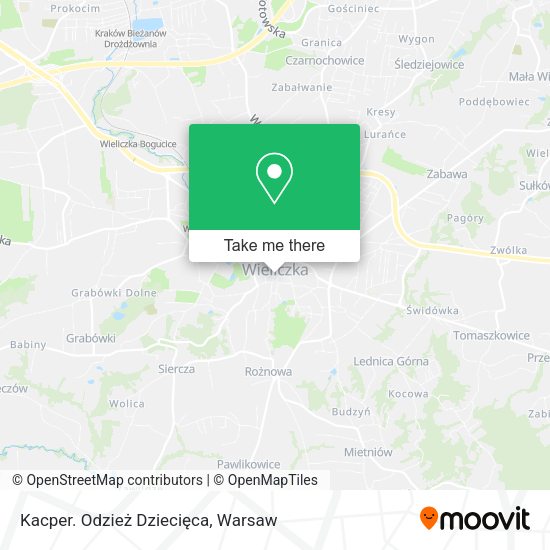 Kacper. Odzież Dziecięca map