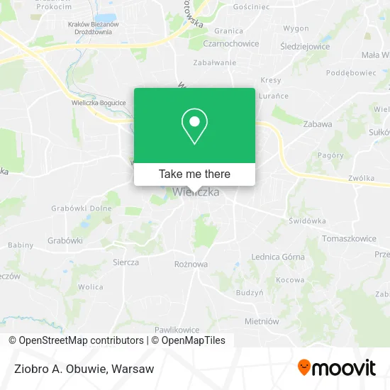 Карта Ziobro A. Obuwie