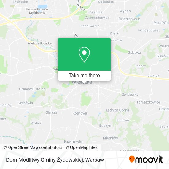 Dom Modlitwy Gminy Żydowskiej map