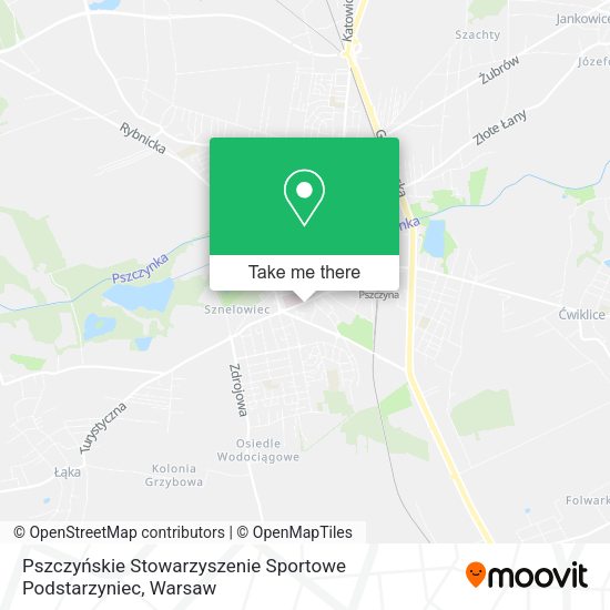 Pszczyńskie Stowarzyszenie Sportowe Podstarzyniec map