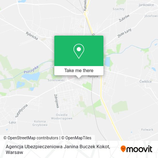 Agencja Ubezpieczeniowa Janina Buczek Kokot map