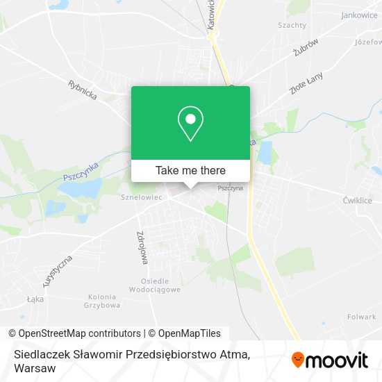 Siedlaczek Sławomir Przedsiębiorstwo Atma map