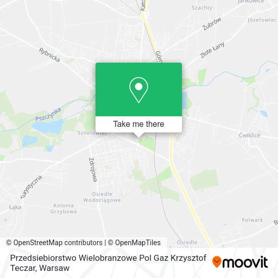 Przedsiebiorstwo Wielobranzowe Pol Gaz Krzysztof Teczar map