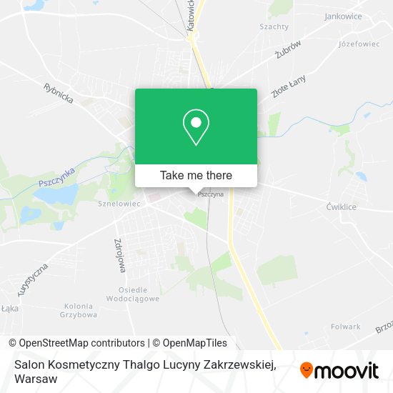 Карта Salon Kosmetyczny Thalgo Lucyny Zakrzewskiej