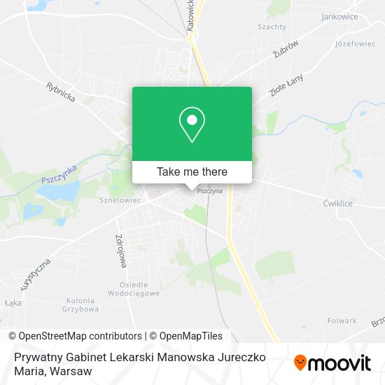 Prywatny Gabinet Lekarski Manowska Jureczko Maria map