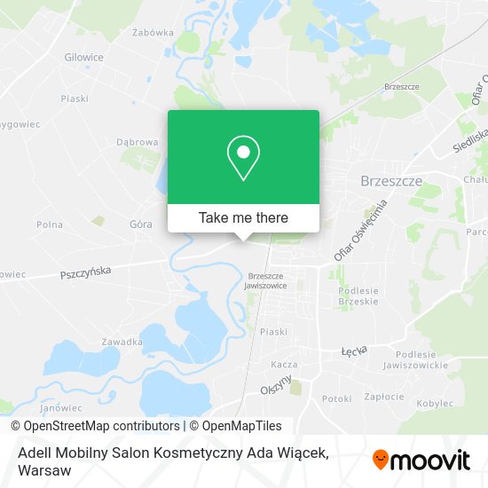 Adell Mobilny Salon Kosmetyczny Ada Wiącek map