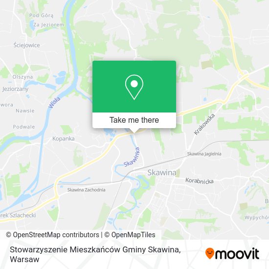 Stowarzyszenie Mieszkańców Gminy Skawina map