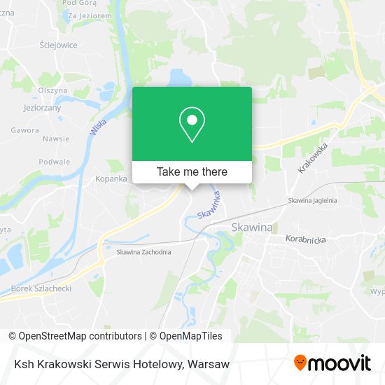 Ksh Krakowski Serwis Hotelowy map