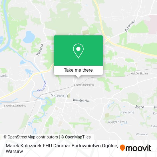 Marek Kolczarek FHU Danmar Budownictwo Ogólne map