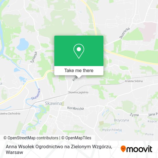 Anna Wsołek Ogrodnictwo na Zielonym Wzgórzu map