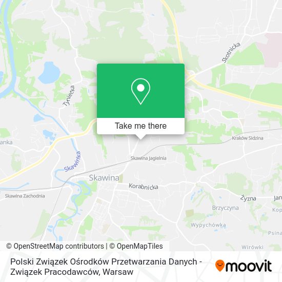 Polski Związek Ośrodków Przetwarzania Danych - Związek Pracodawców map