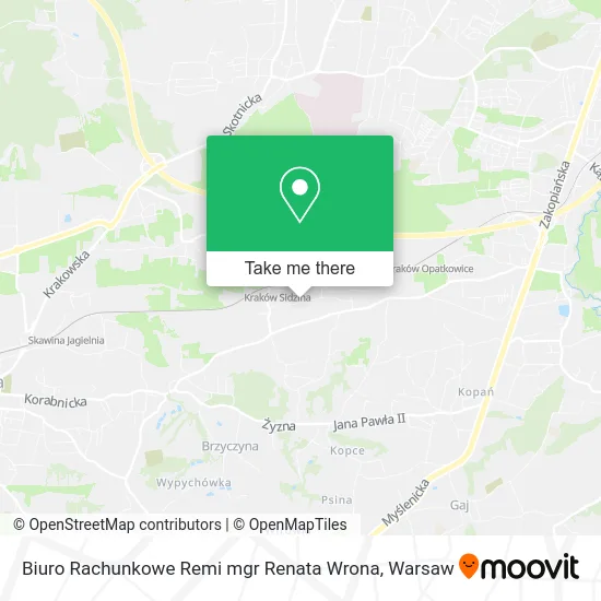 Карта Biuro Rachunkowe Remi mgr Renata Wrona