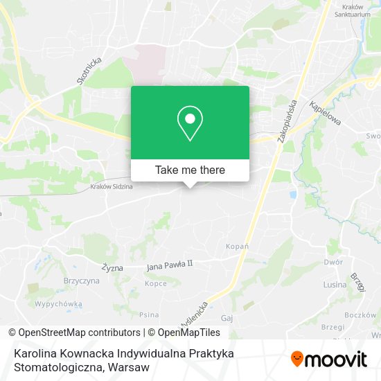 Karolina Kownacka Indywidualna Praktyka Stomatologiczna map