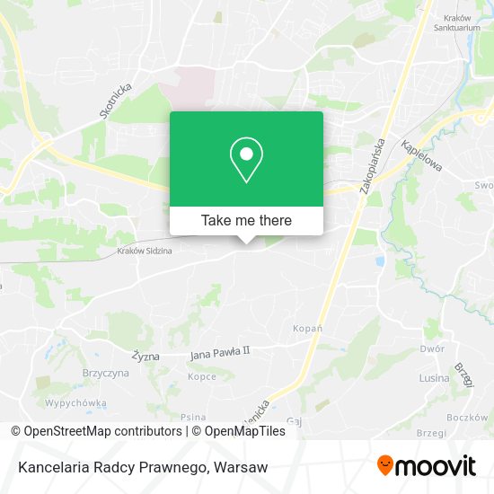 Kancelaria Radcy Prawnego map