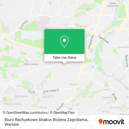 Biuro Rachunkowe Abakus Bożena Zagrobelna map