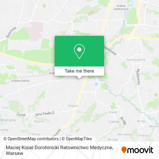 Maciej Kisiel Dorohinicki Ratownictwo Medyczne map