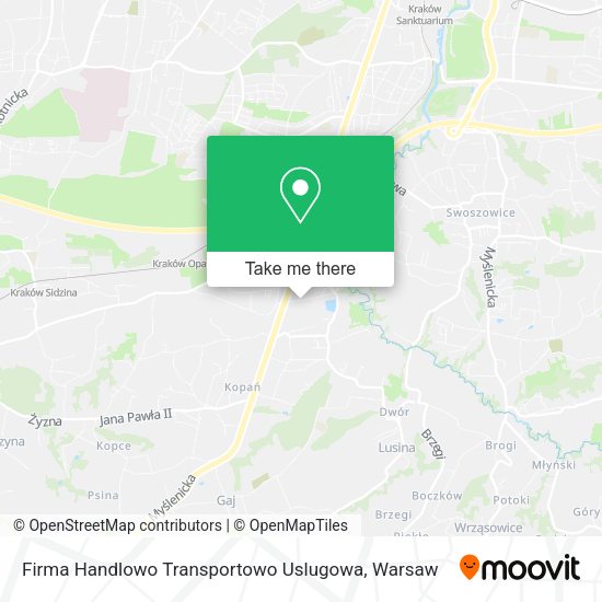 Firma Handlowo Transportowo Uslugowa map