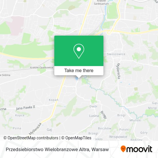 Przedsiebiorstwo Wielobranzowe Altra map