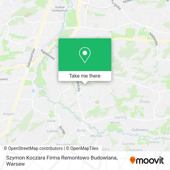 Szymon Koczara Firma Remontowo Budowlana map